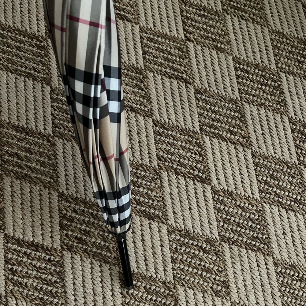 Burberry check nylon umbrella